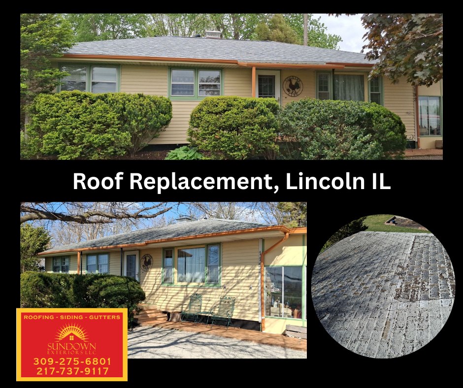 reroof before and after